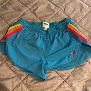 Blue aviator nation shorts worn once size medium